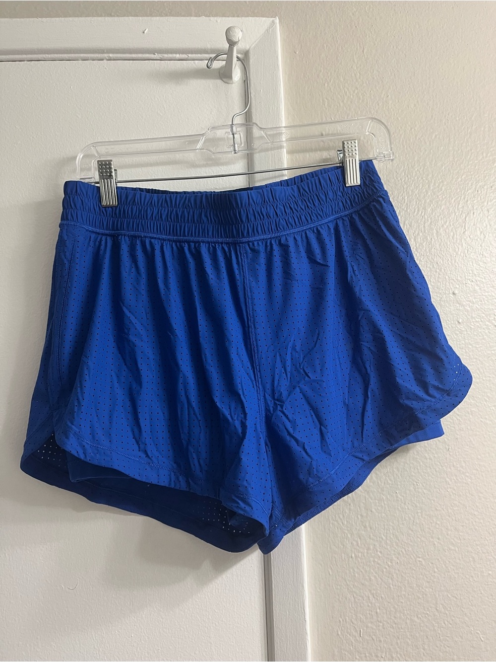Women's Athletic Running Shorts - Royal Blue